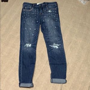 Embellished Abercrombie & Fitch skinny jeans